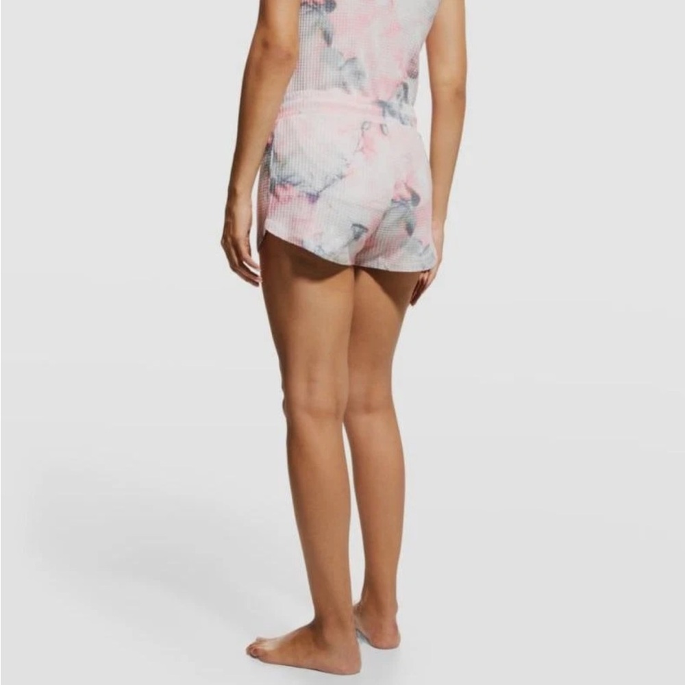 PJ Salvage New Pink Tie-Dye Waffle Knit Tank & Short Sleep Set - Picture 6 of 6